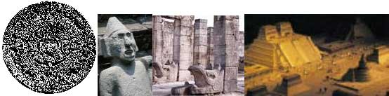 تمدن باستاني درخشان آزتك: معبد ــ بقاياي عمارات ــ مجسمه سازي ــ صور فلكي ( زودياك ) و محاسبه تقويم