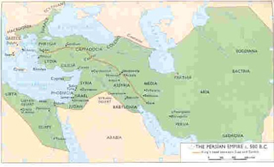 امپراتوري ايران در زمان جنگ ماراتن