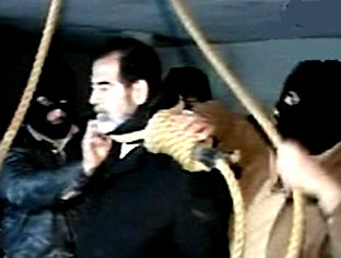صدام در آستانه اعدام